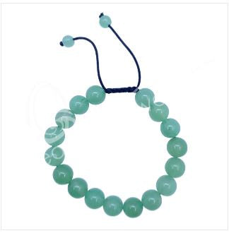 Green Aventurine Adjustable Beaded Bracelet