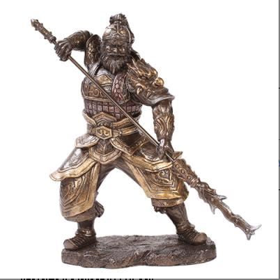 Zhang Fei Chinese Immortal Bronze Statue 10876