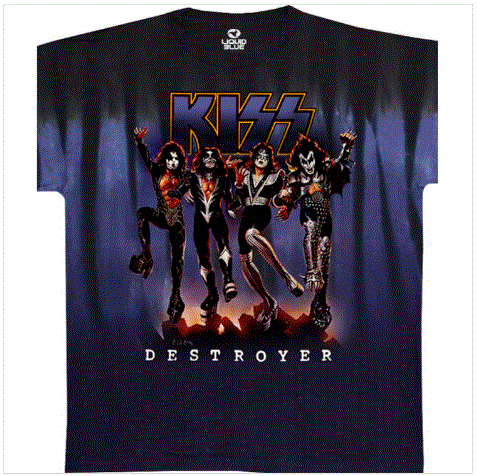 KISS Destroyer Tie-Dye T-Shirt