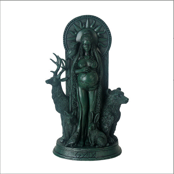 Gaia Goddess Relief Sculpture