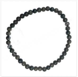 Oceanic - Black Obsidian Beaded Bracelet