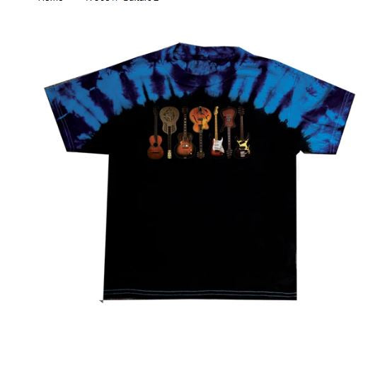 HappyLife - "Guitars II" Kids Tie Dye T-Shirt
