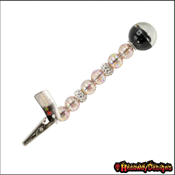 Headway - Beaded Roach Clip w/Scorpion