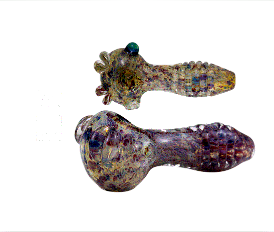 4.5"Glass Spoon - Ripple in Time