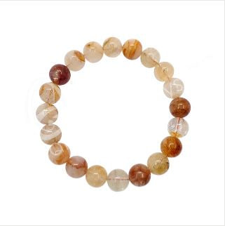 Red Himalayan Fire Quartz Beaded Bracelet