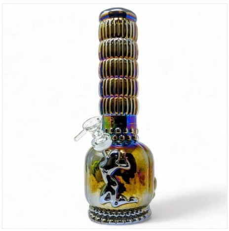 12" Electroplated Round Bottom w/Girls Modeling