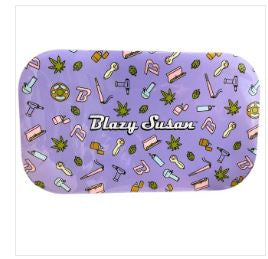 Blazy Susan Medium Rolling Tray w/Magnetic Lid
