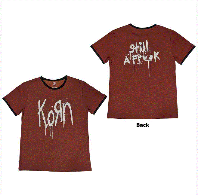Rock Off - Korn 'Logo' Unisex Ringer T-Shirt