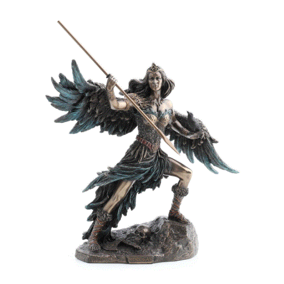 The Morrigan Celtic Goddess Bronze Statue 77827