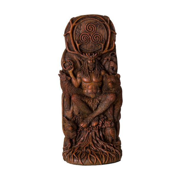 Cernunnos Celtic God Relief Sculpture