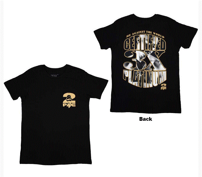 Rock Off - Tupac 'Platinum' Unisex T-Shirt