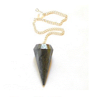 Black Hematite Pendulum