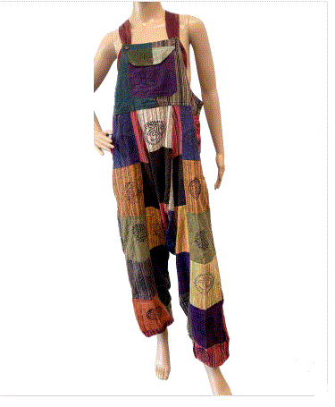 Patchwork Alladin Jumpsuit