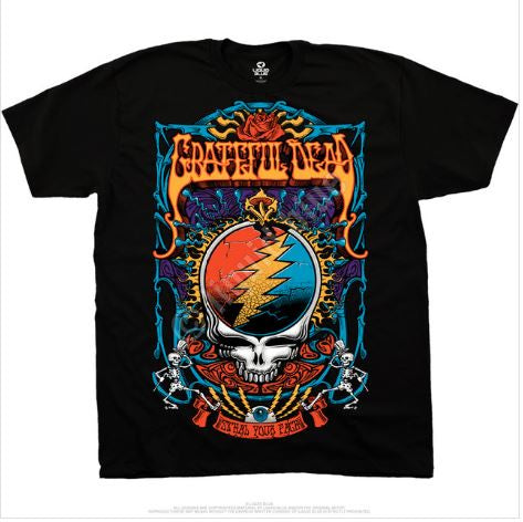 Grateful Dead Steal Your Trippy Black T-Shirt