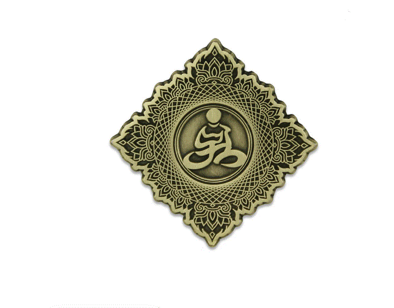 Grassroots - Desert Dwellers Breath Antique Brass Pin