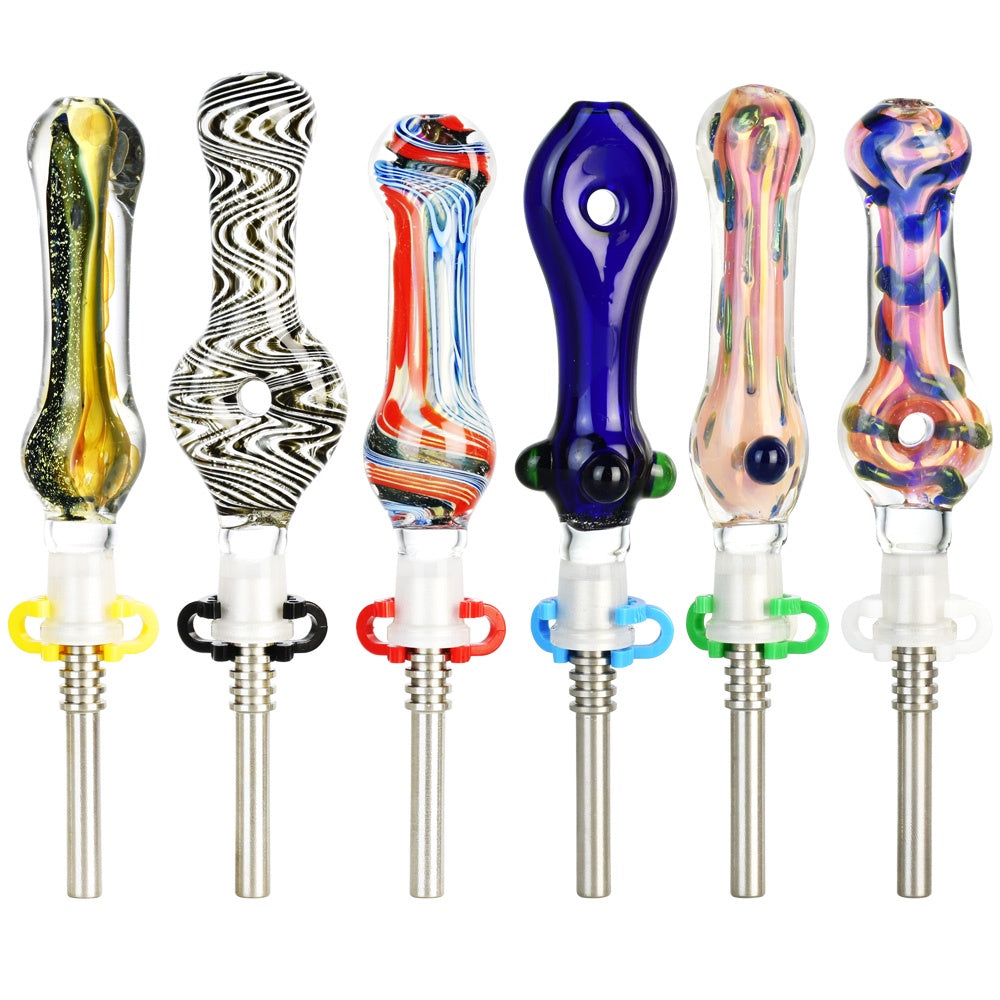 Choice Glass Dab Straw Titanium Tip