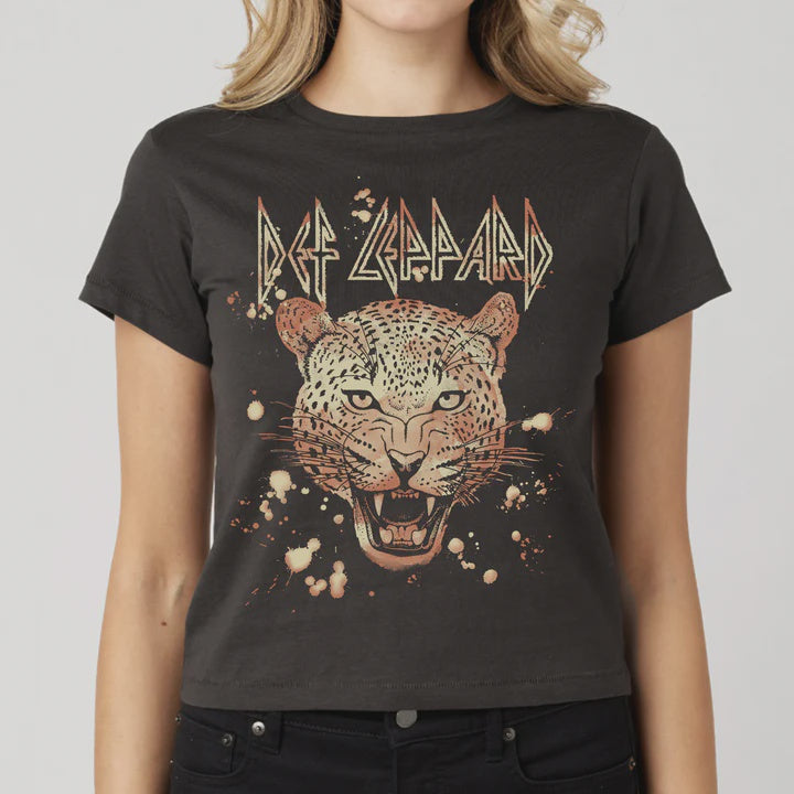 Def Leppard Bleach Leppard Juniors Baby Tee