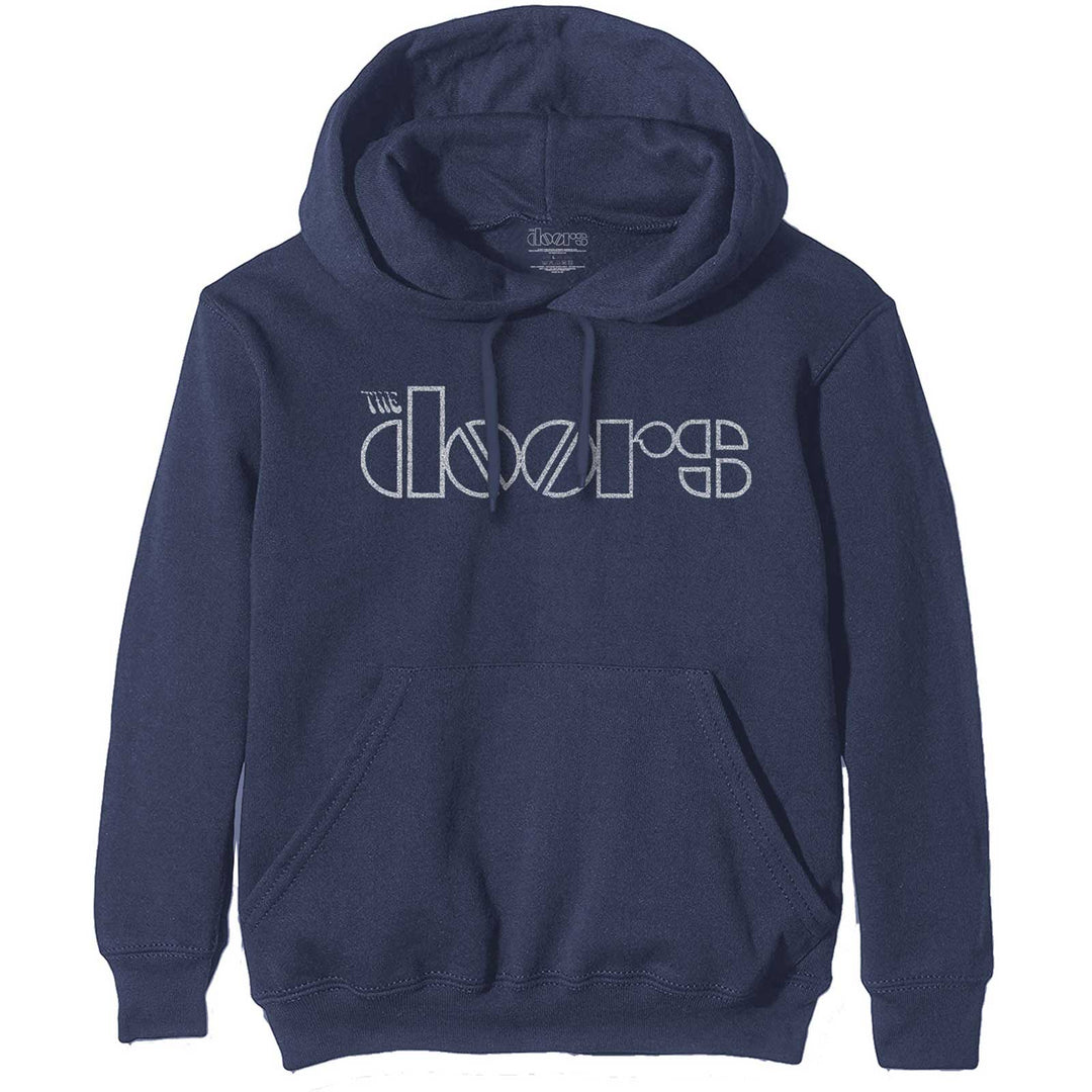 The Doors Unisex Hoodie - Logo (Navy)