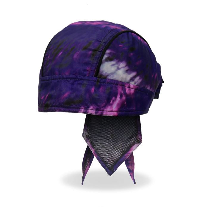 Hot Leathers - Purple Tie-Dye 2 Lightweight Headwrap