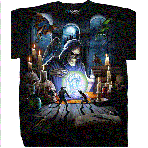 Reaper Spell Black T-Shirt