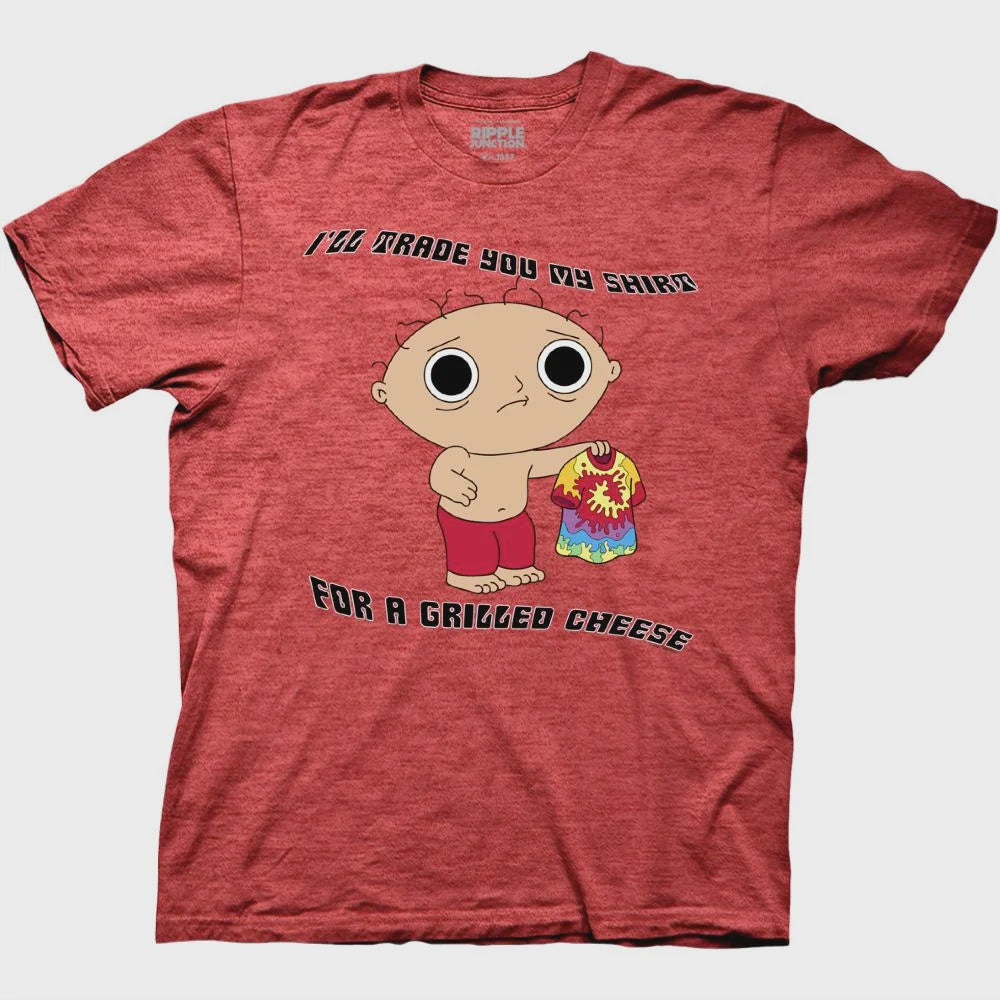 Family Guy Tripping Stewie T-Shirt (Red)