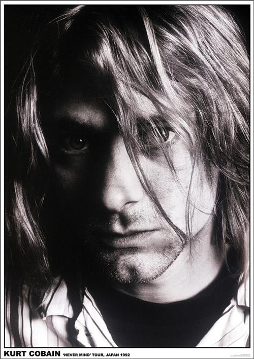 Kurt Cobain Japan 1992 Poster