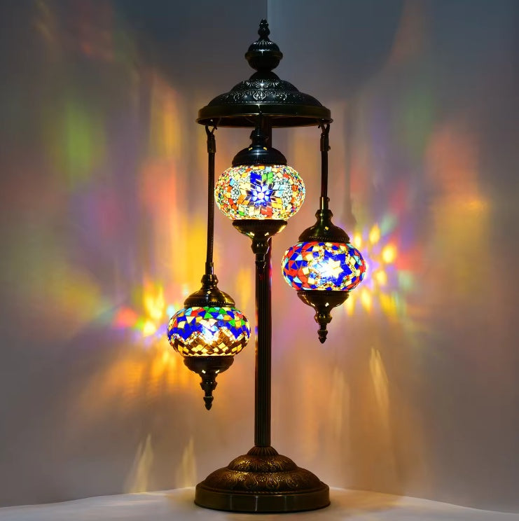 Marrakech 3 Hanging Globe Turkish Lamp YMA41603
