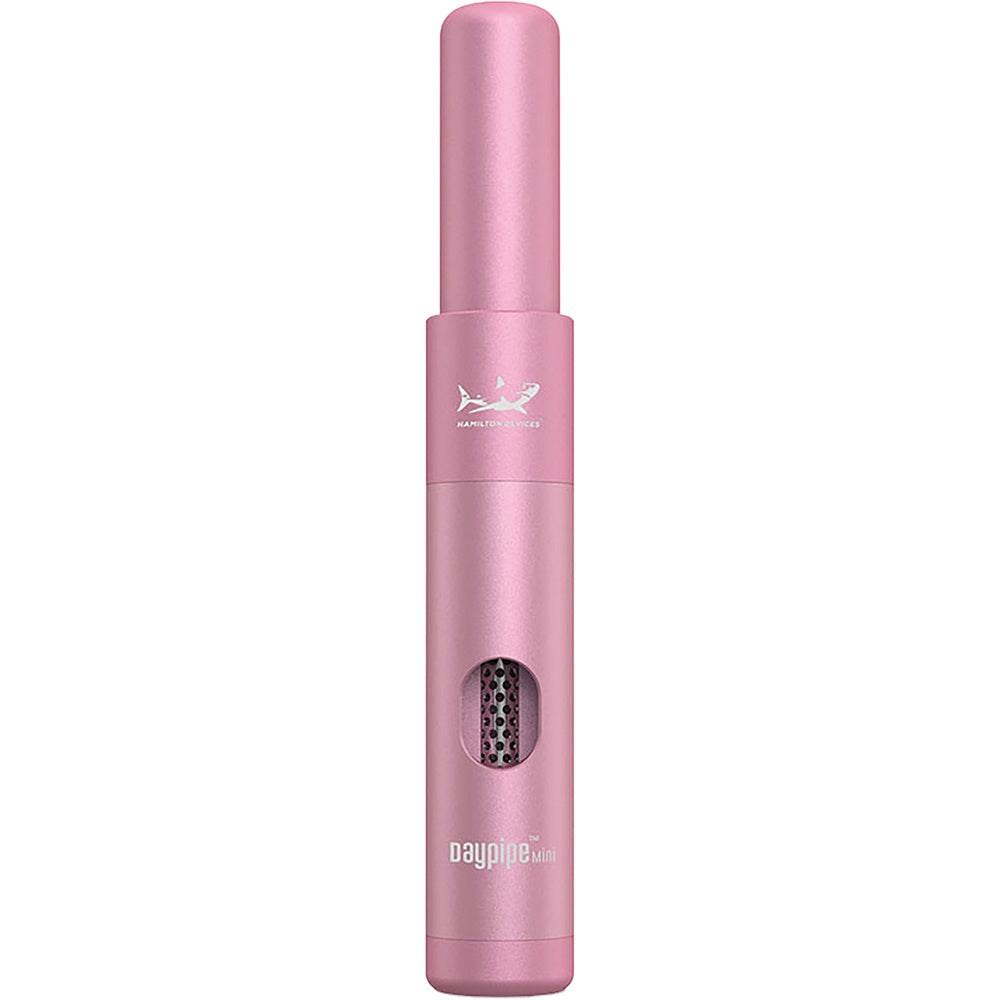 Pink Aluminium Daypipe Mini With Cleaning Brush