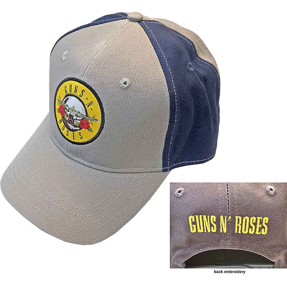 GUNS N' ROSES UNISEX BASEBALL CAP: CIRCLE LOGO (2-TONE)