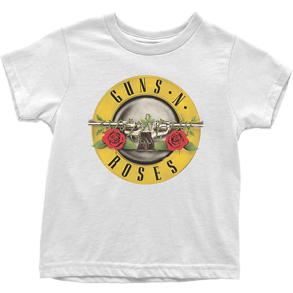 Guns N' Roses Kids Toddler T-Shirt - Classic Logo (White)