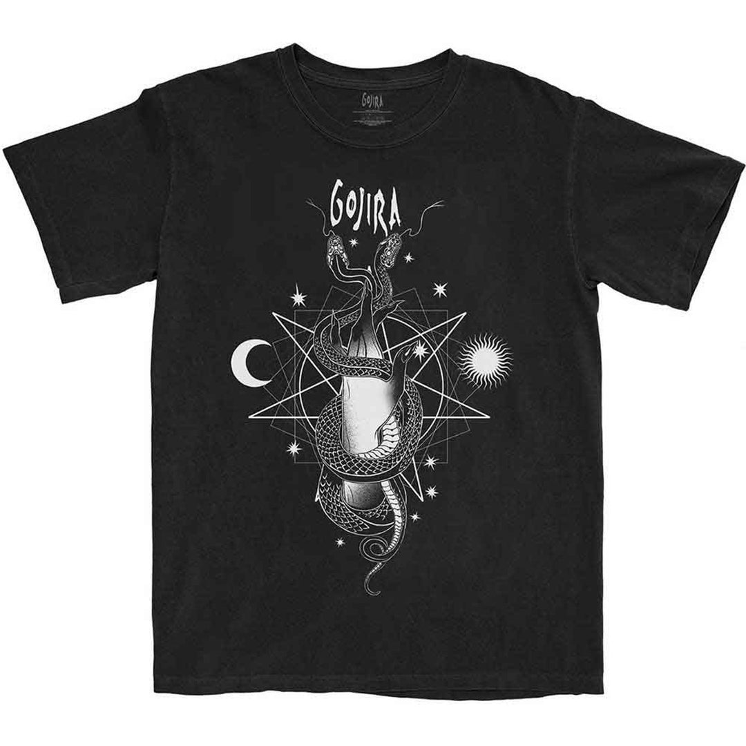 Gojira Unisex T-Shirt: Celestial Snakes (Black)