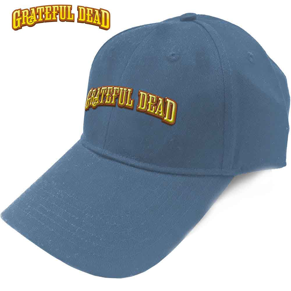 GRATEFUL DEAD UNISEX BLUE BASEBALL CAP: SUNSHINE DAYDREAM LOGO