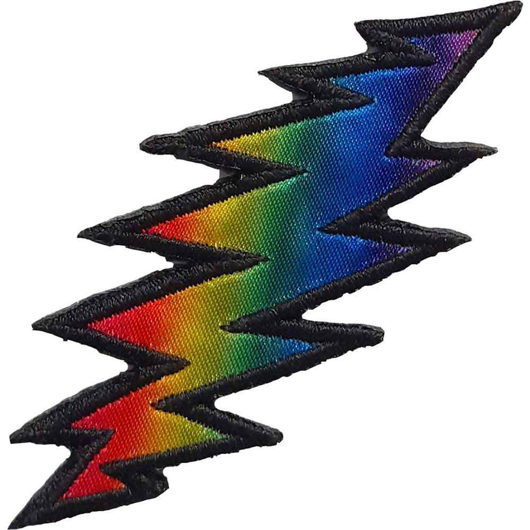 Grateful Dead Standard Patch - Lightning Rainbow