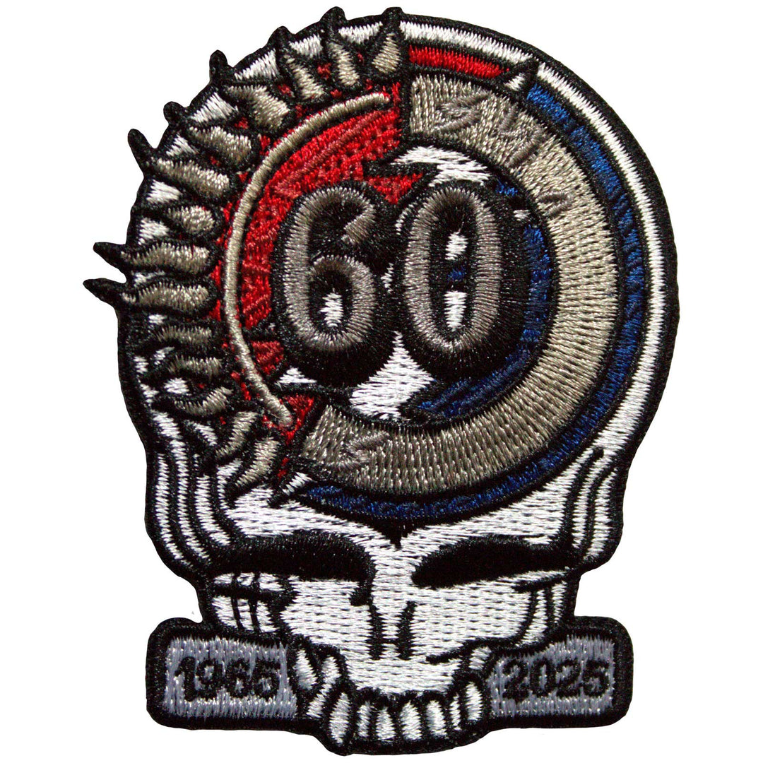 Grateful Dead 60th Anniversary Skull Patch