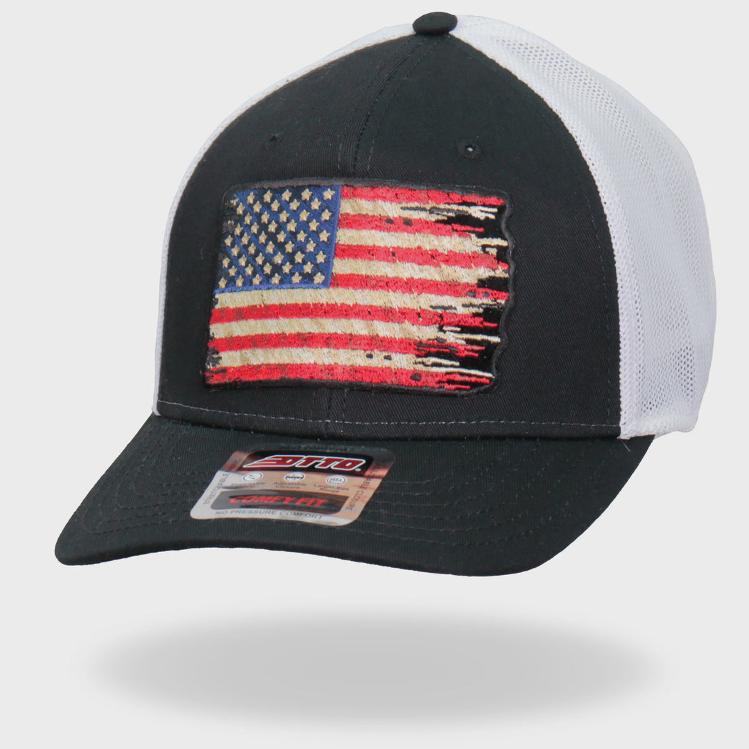 Tattered Flag Trucker Hat