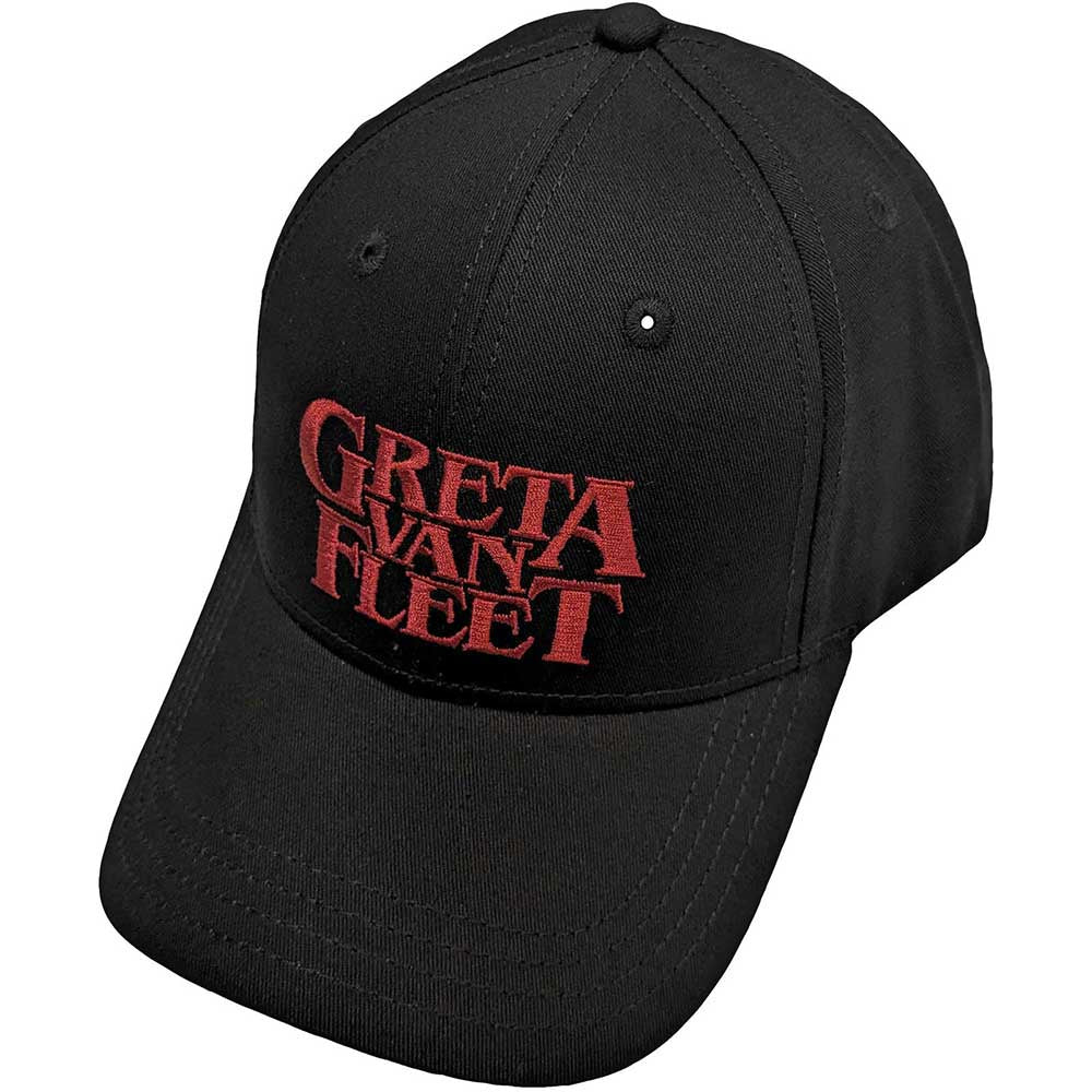 GRETA VAN FLEET UNISEX BASEBALL CAP: RED LOGO