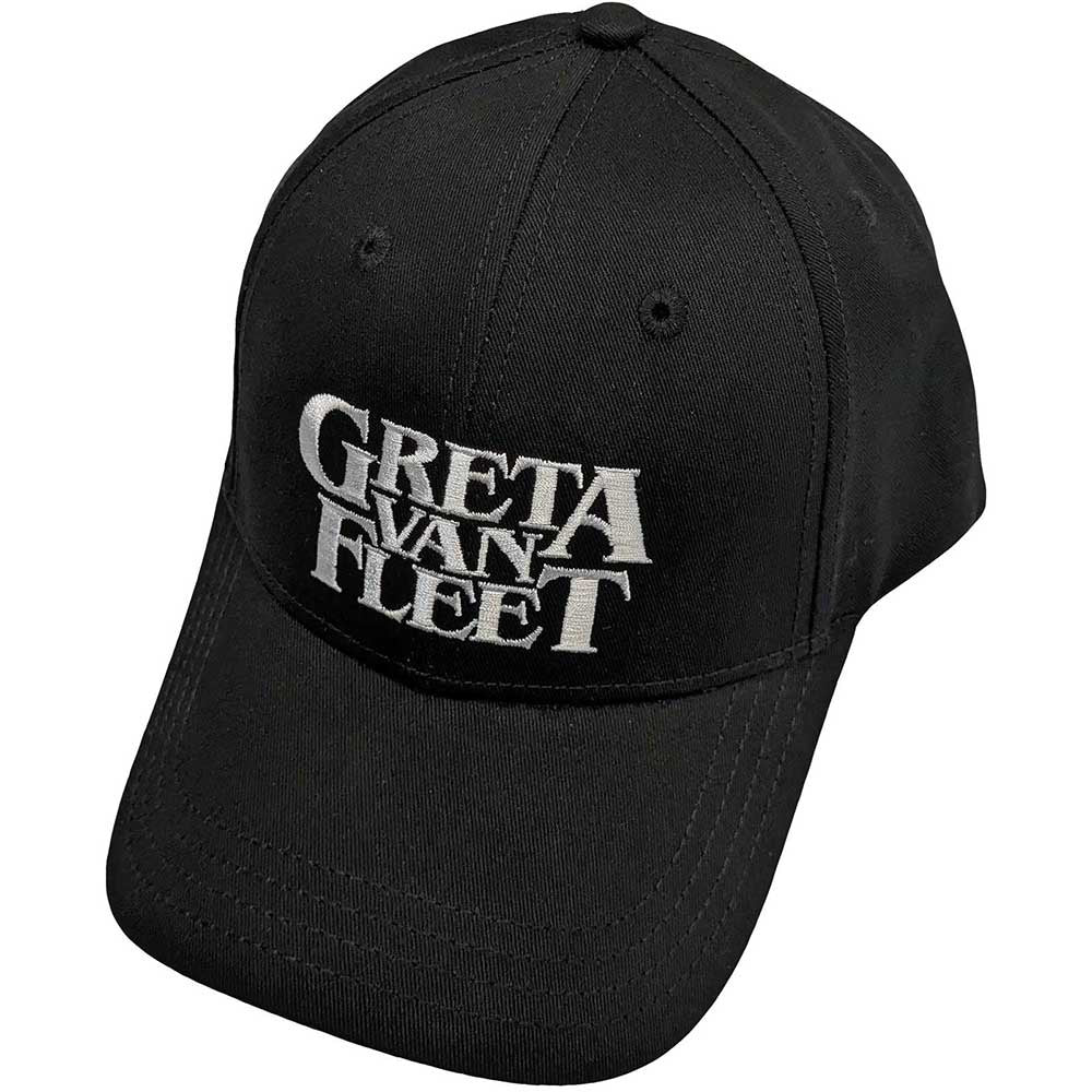 GRETA VAN FLEET UNISEX BASEBALL CAP: WHITE LOGO