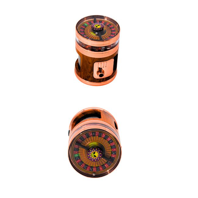 Casino Roll It LED Light 4 Part 63mm Grinder