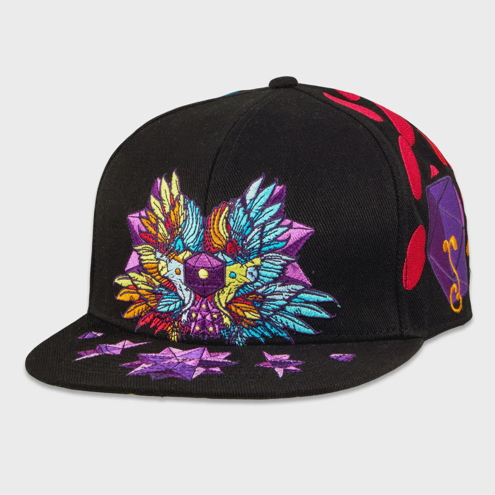 Rose One Soul Thief Black Snapback Hat