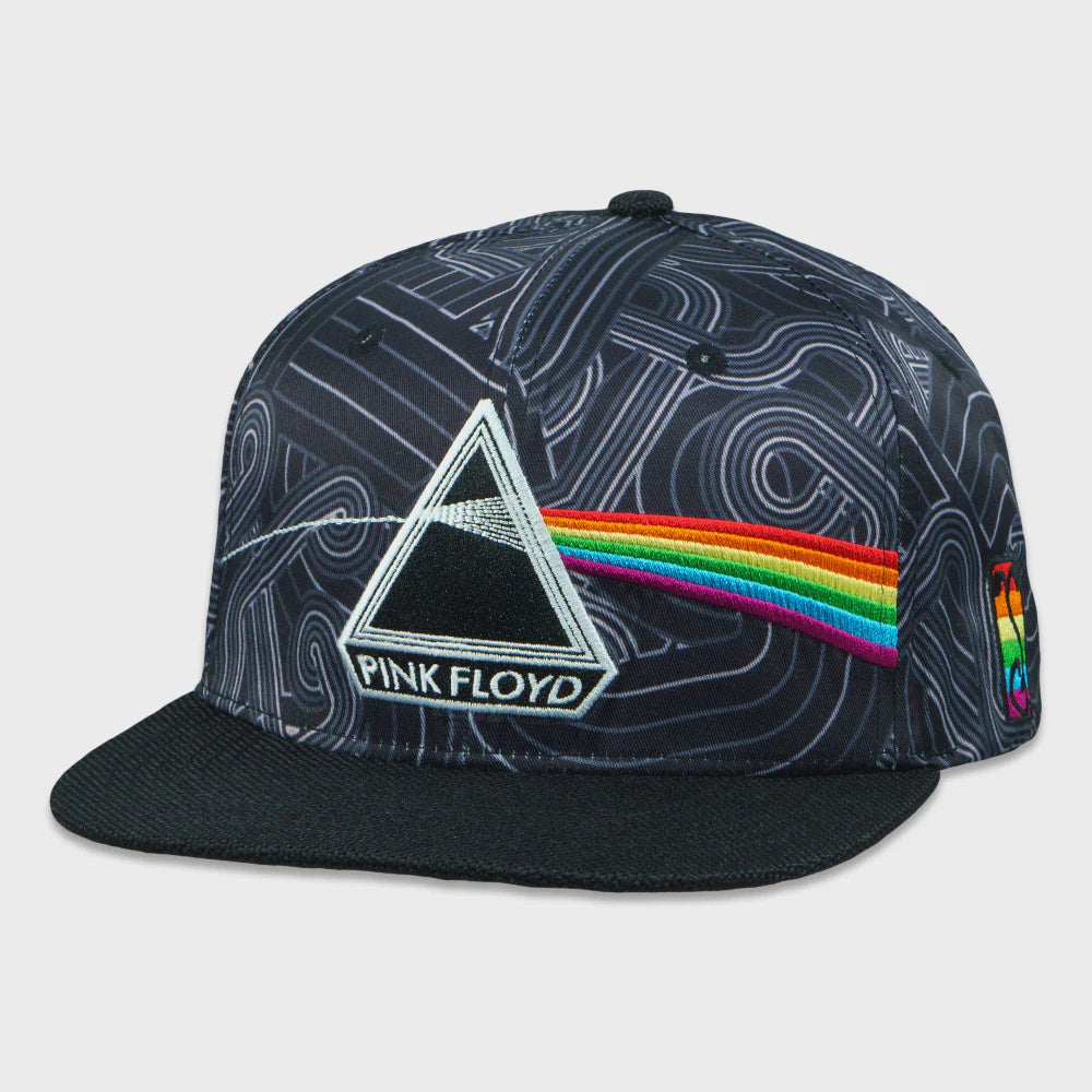 PINK FLOYD DSOTM V2 BLACKOUT SNAPBACK HAT