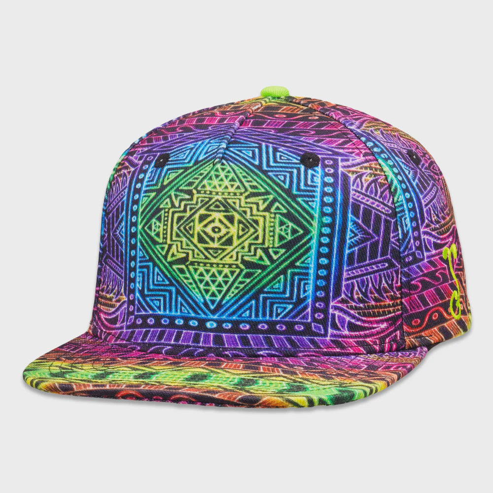 CHRIS DYER HEAVENS DOOR RAINBOW SNAPBACK HAT