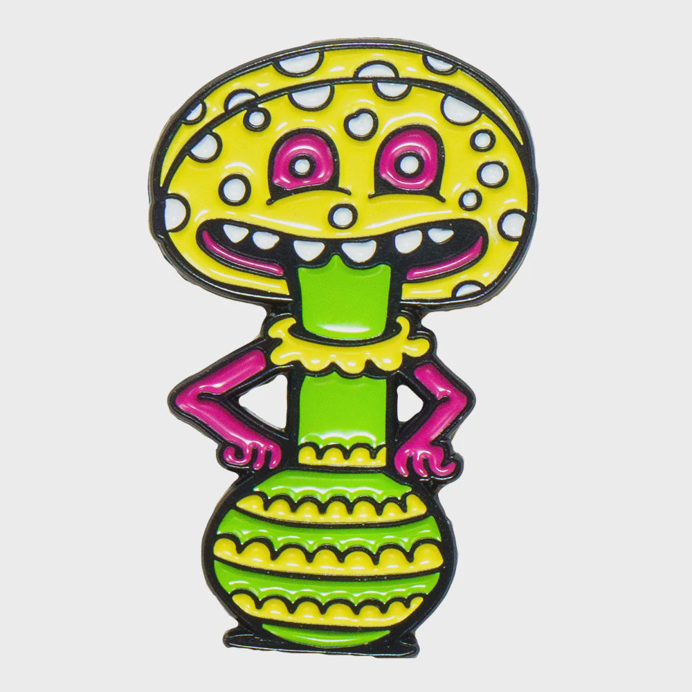 Killer Acid Mushroom Yellow Bong Pin