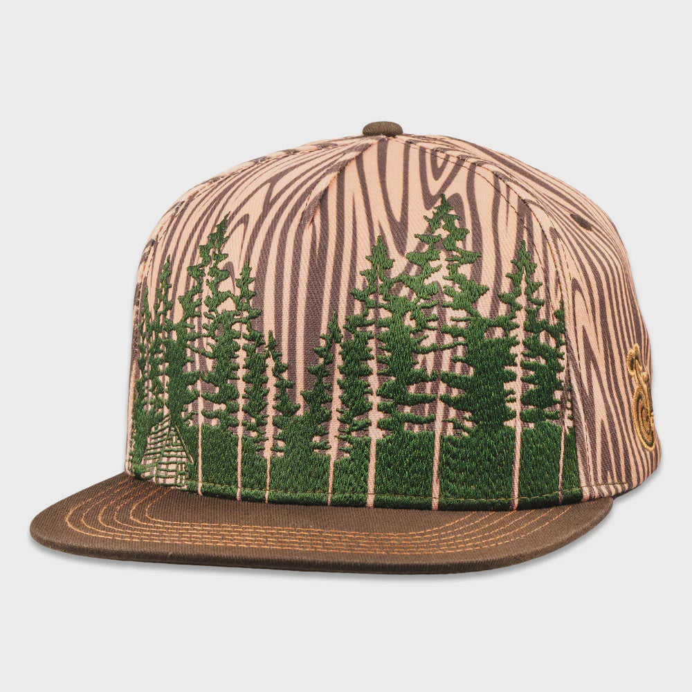 CHAD G GLASS V3 WOODGRAIN SNAPBACK HAT