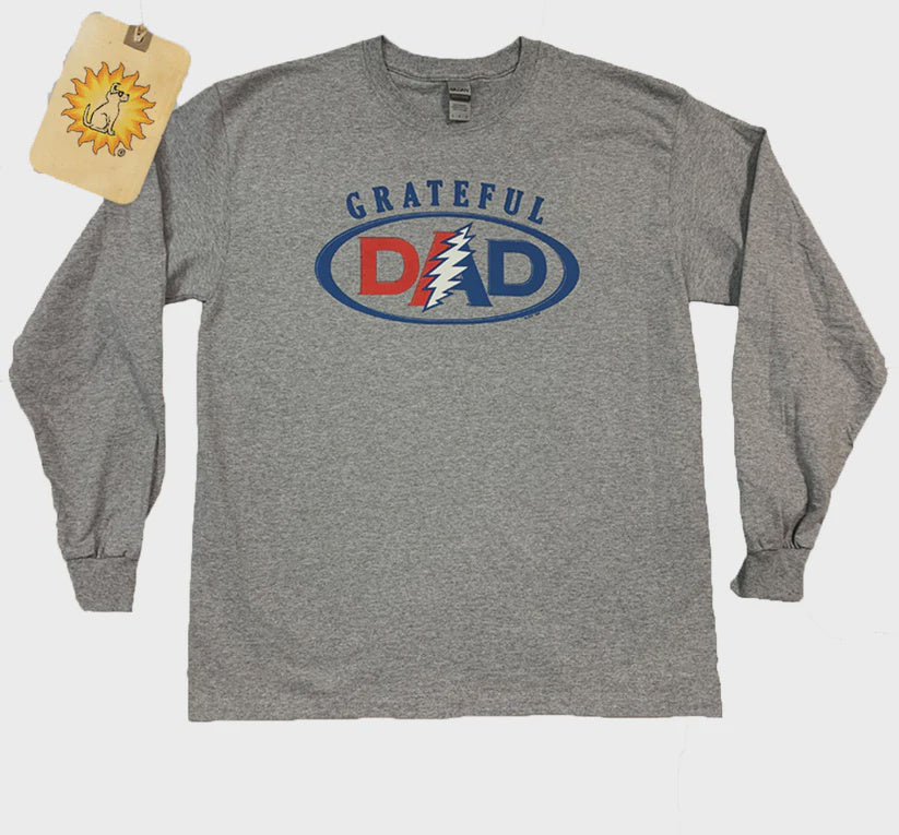 Grateful Dead DAD Grey L-Sleeve Shirt