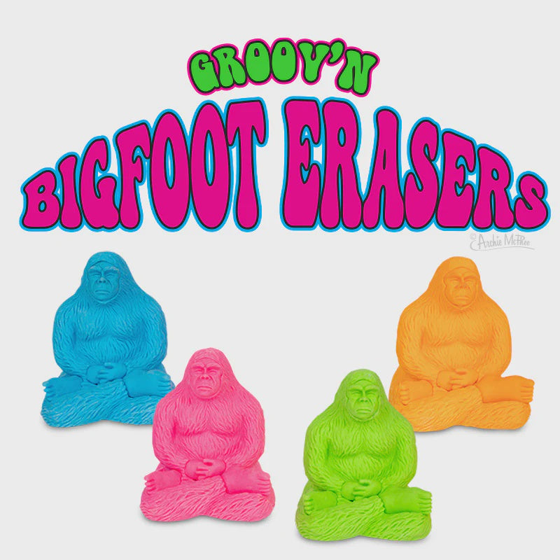 Archie McPhee - Groov'n Bigfoot Erasers