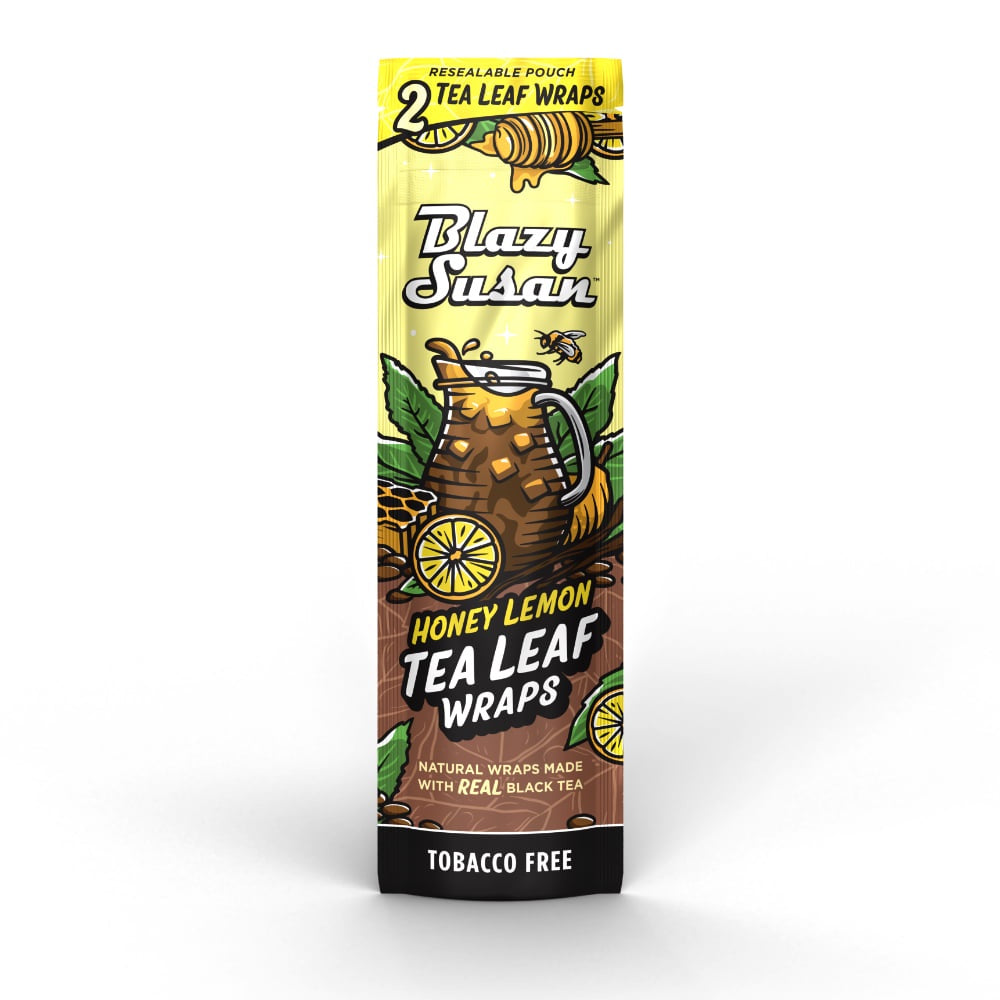 Blazy Susan Tea Leaf Wraps 2pk - Honey Lemon