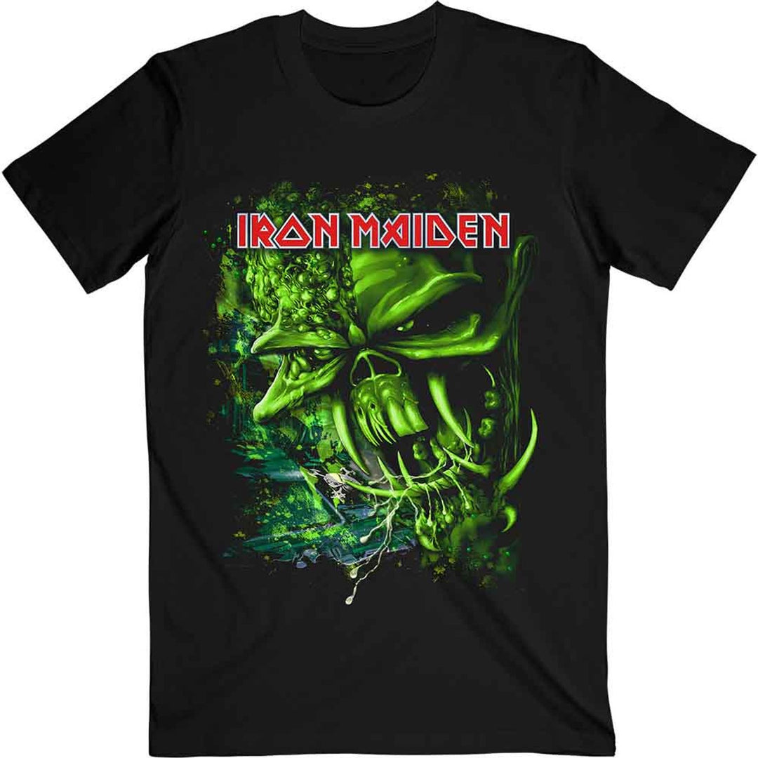 Iron Maiden Unisex T-Shirt: Final Frontier Green (Black)