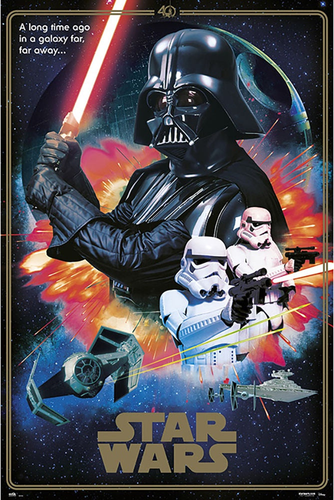 Star Wars 40th Anniversary Villians Poster