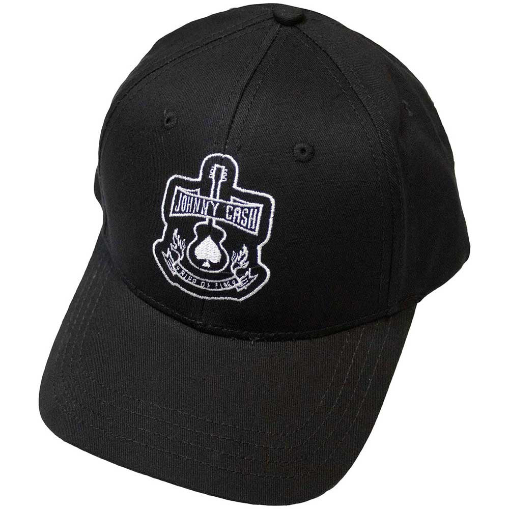 JOHNNY CASH UNISEX BASEBALL CAP: GUITAR