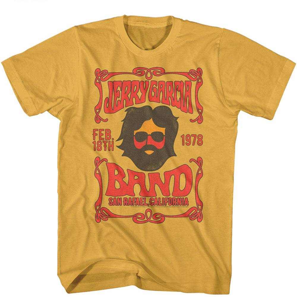 Jerry Garcia Art Noveau Ornamental T-Shirt